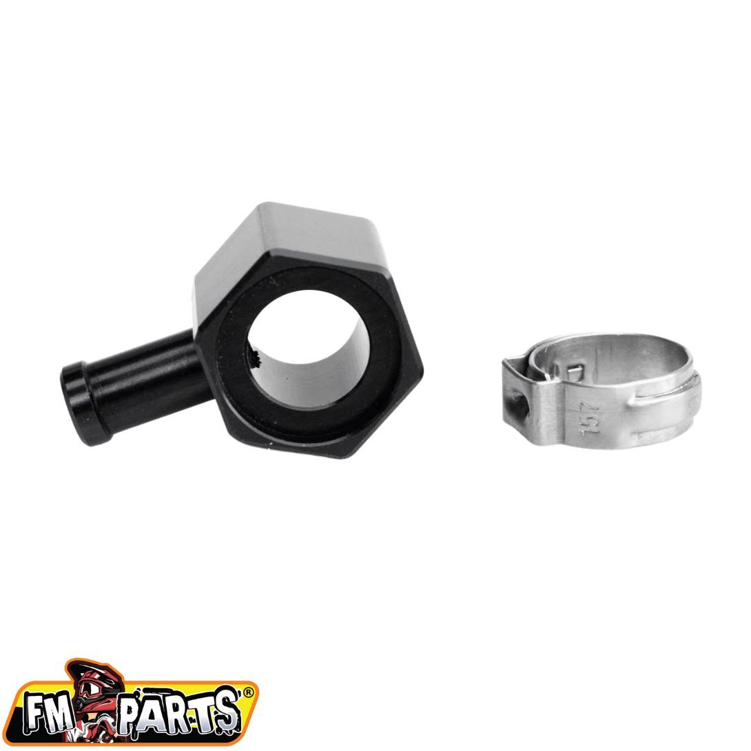 Fm-Parts Aluminium Fuel Tank Connector Ktm /Husqvarna/GasGas Tpi Black 2018-2023