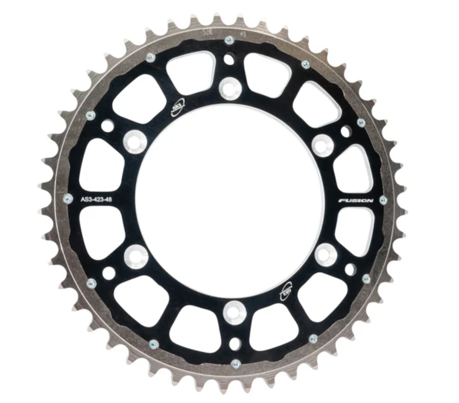 AS3 BETA 125 200 300 350 390 430 480 RR XTRAINER FACTORY REAR SPROCKET 49T BLACK
