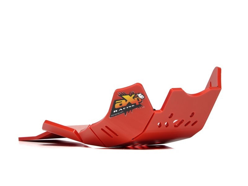 AXP Xtrem Skid Plate Beta 125RR - 200RR With Linkage Guard - Red