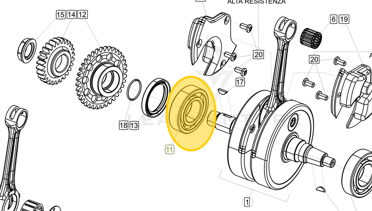 BETA OEM BEARING 3TM-6232CE3JR2CM40/2ASQ2