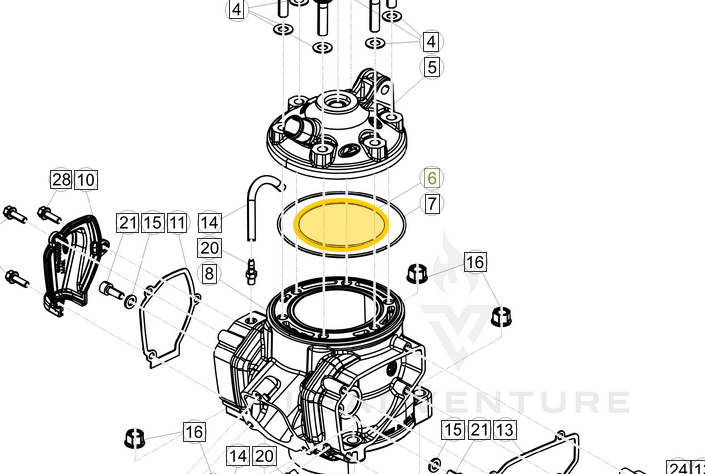 BETA OEM OIL SEAL 78.2 VITON 300RR