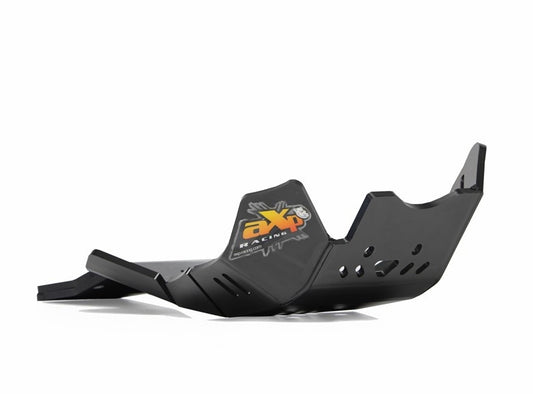 AXP Skid Plate Beta 125RR - 200RR with linkage guard - Black