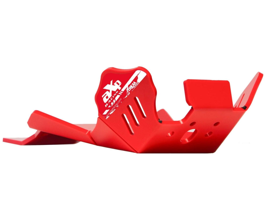 AXP Skid Plate Beta 250RR / 300RR RACE with linkage guard ( 2024 - 2025 ) - Red