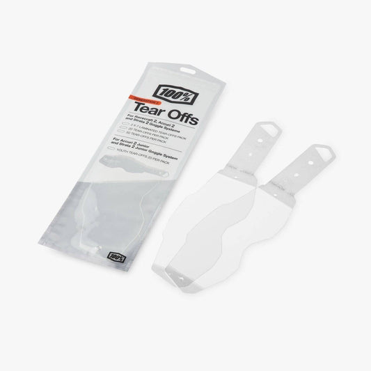 100 Percent Accuri 2/Racecraft 2/Strata 2 Laminated Tear-Offs (2 x 7-Pack)