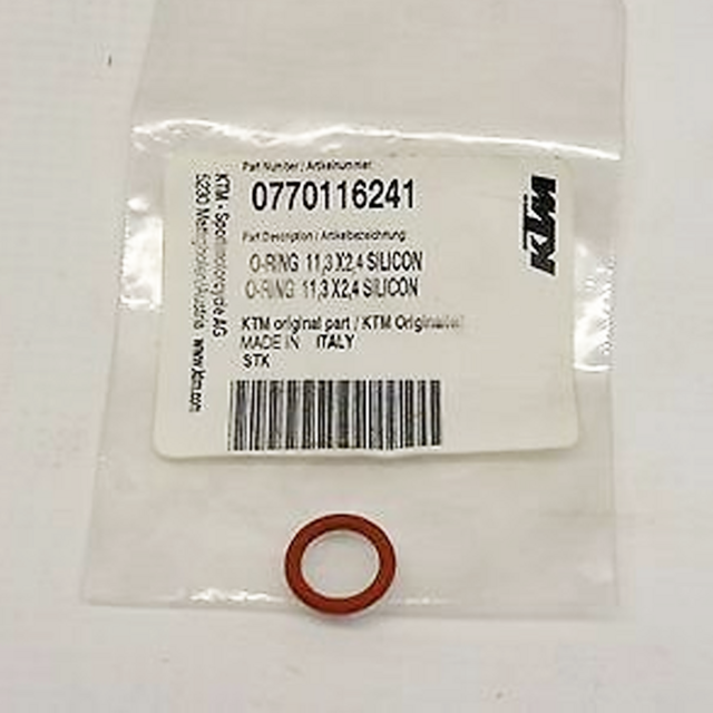KTM OEM, O RING SILICON 11,3X2,4 0770116241