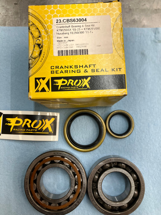 PROX CRANK BEARING/SEAL KIT 23.CBS63004 2T 250/300 KTM/GASGAS/HUSQVARBA/HUSABERG