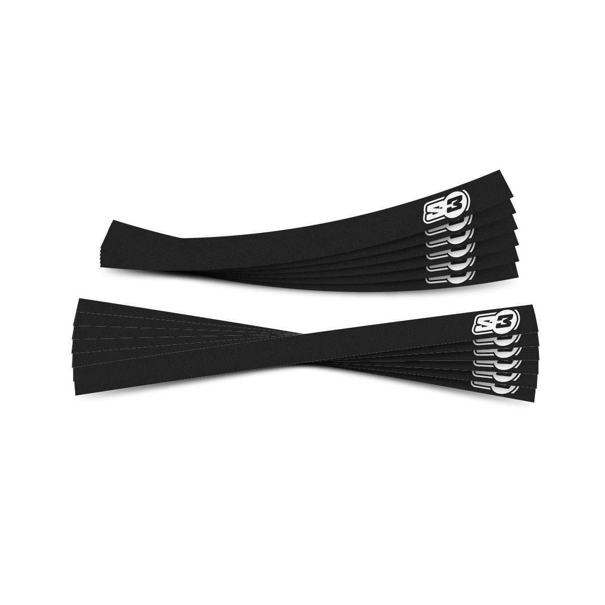 S3 Full Wheel Stickers BLACK