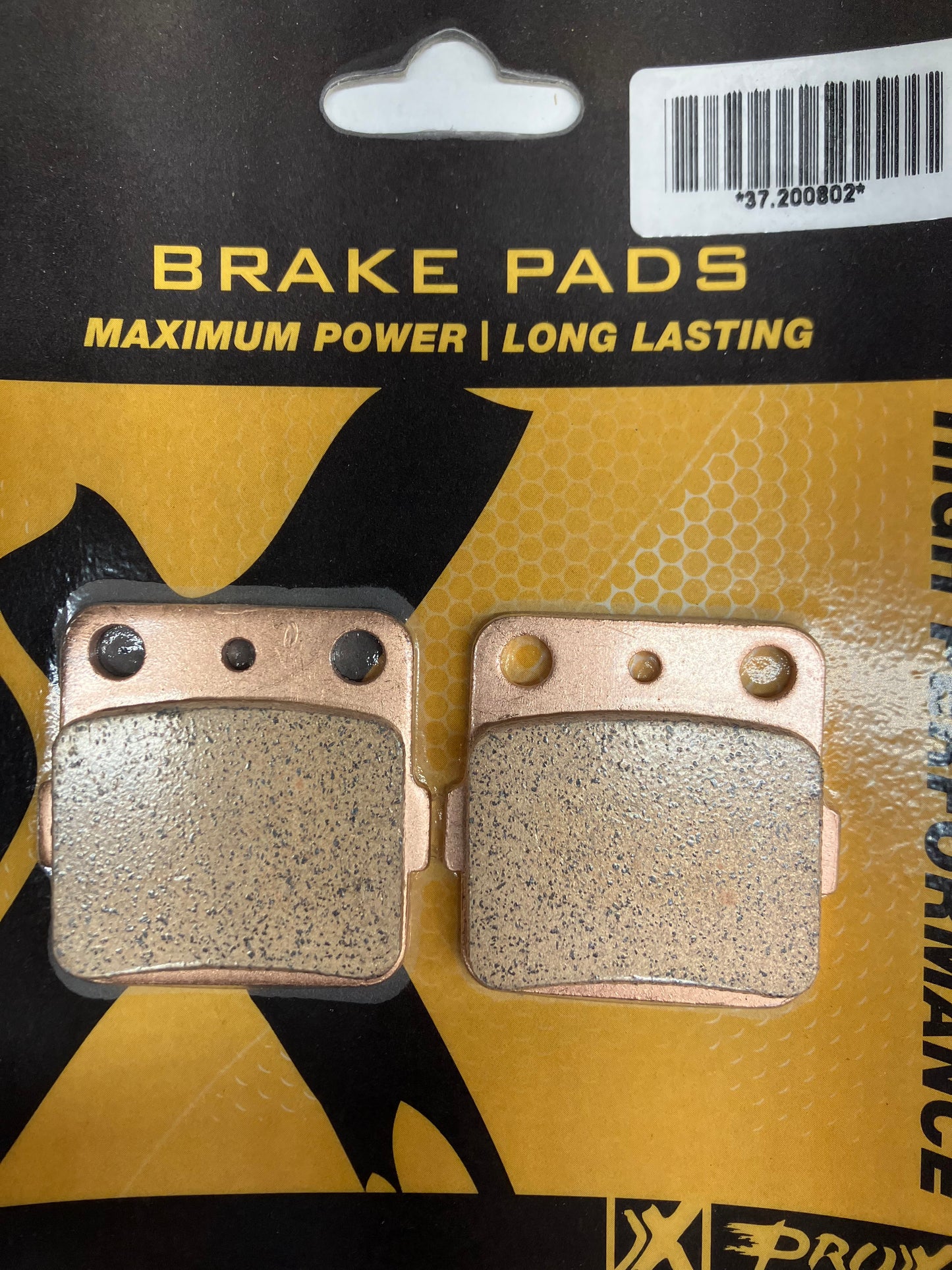 PROX FRONT AND REAR BRAKE PADS SINTERED PROX PROX 37.200802 HONDA/KAWASAKI/YAMAHA