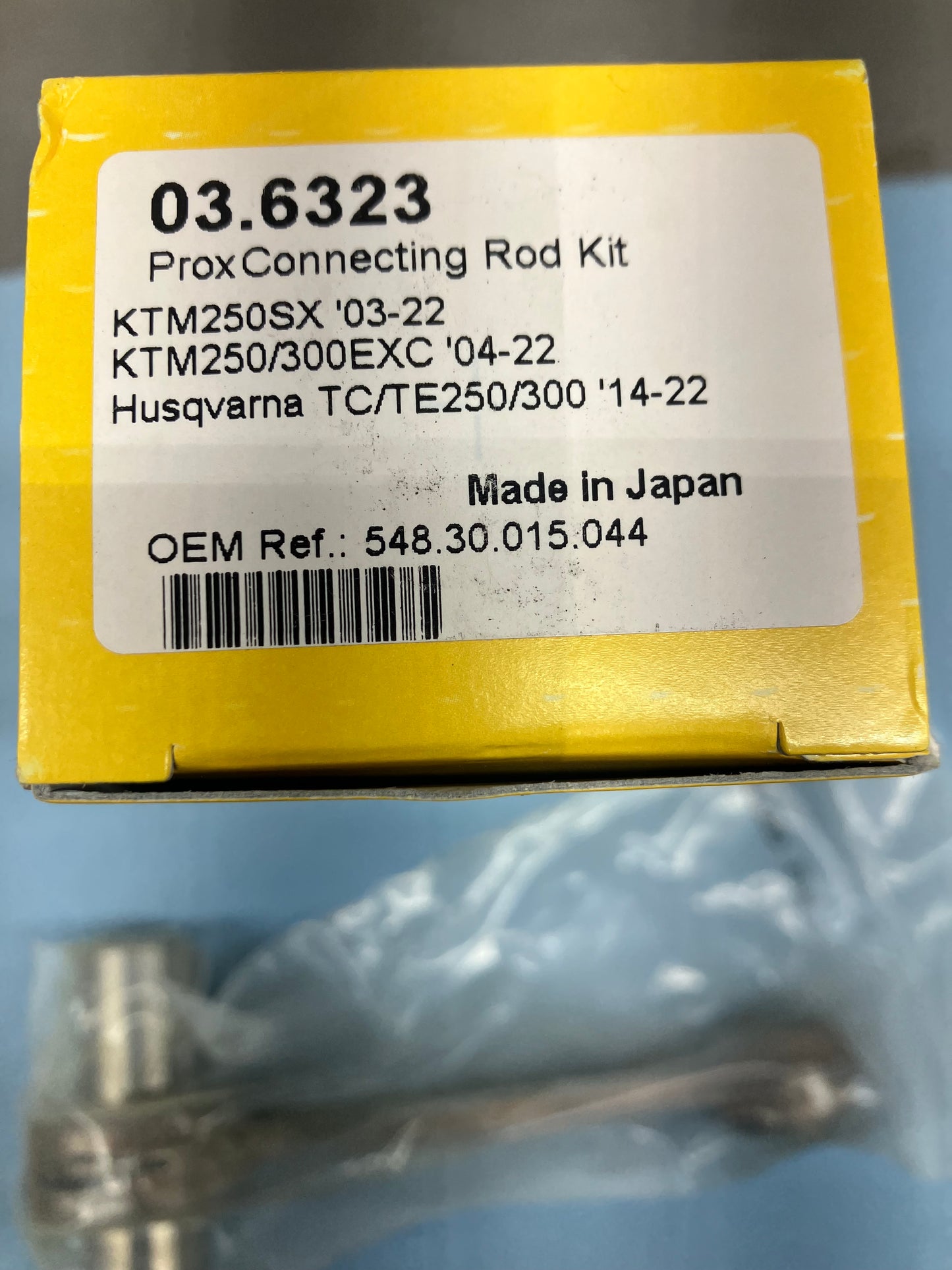 PROX CONNECTING ROD KIT 250/300 KTM 03-PRESENT, HUSQVARNA '17-PRESENT, GASGAS '21-PRESENT