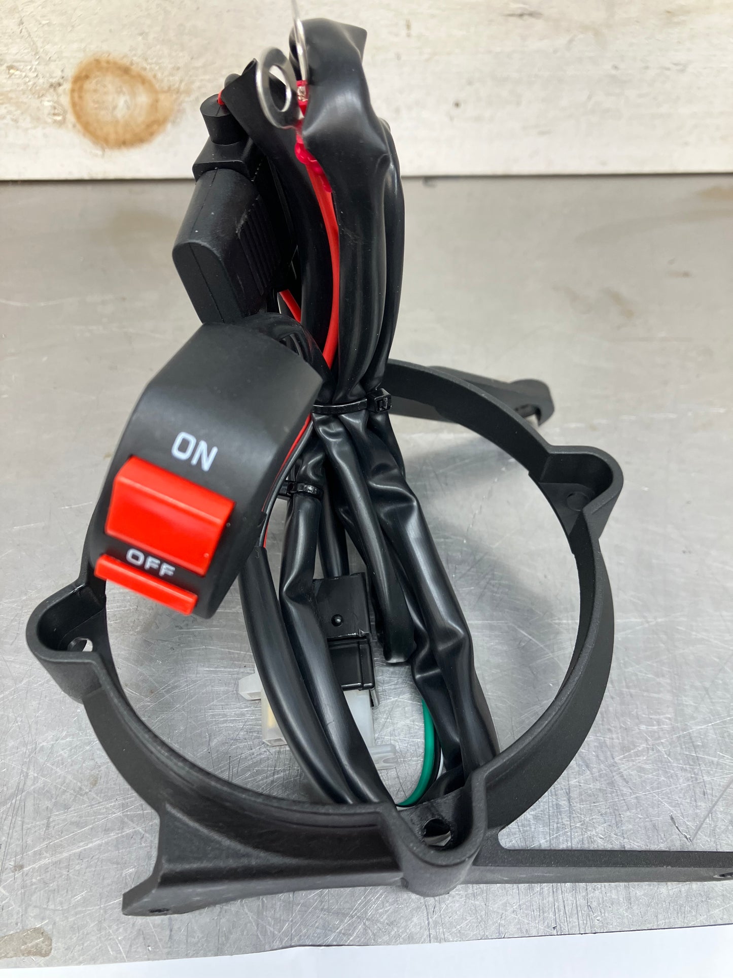 EXTREME PARTS Original SPAL Radiator Cooling Fan and Mounting Kit for KTM and HUSQVARNA, with ON/OFF switch, Dirt Bike Models from 2017 to 2023