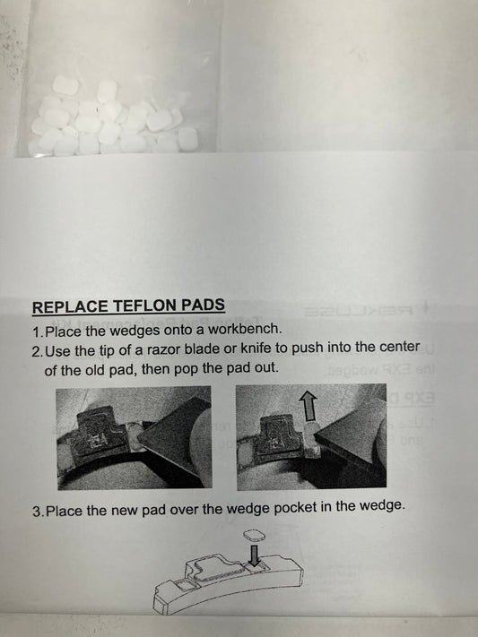 REKLUSE EXP DISK TEFLON REPLACEMENT PADS 782-002