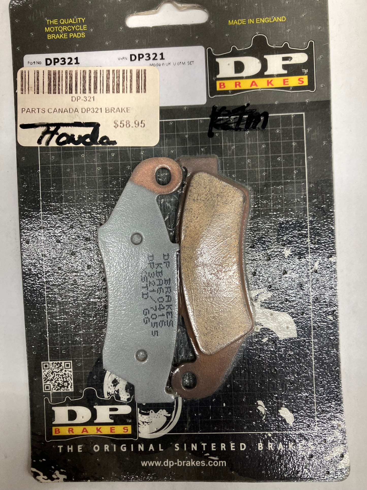 DP 321 BRAKES Beta/ GasGas/ Yamaha/ Aprilia/KAWASAKI/SUZUKI