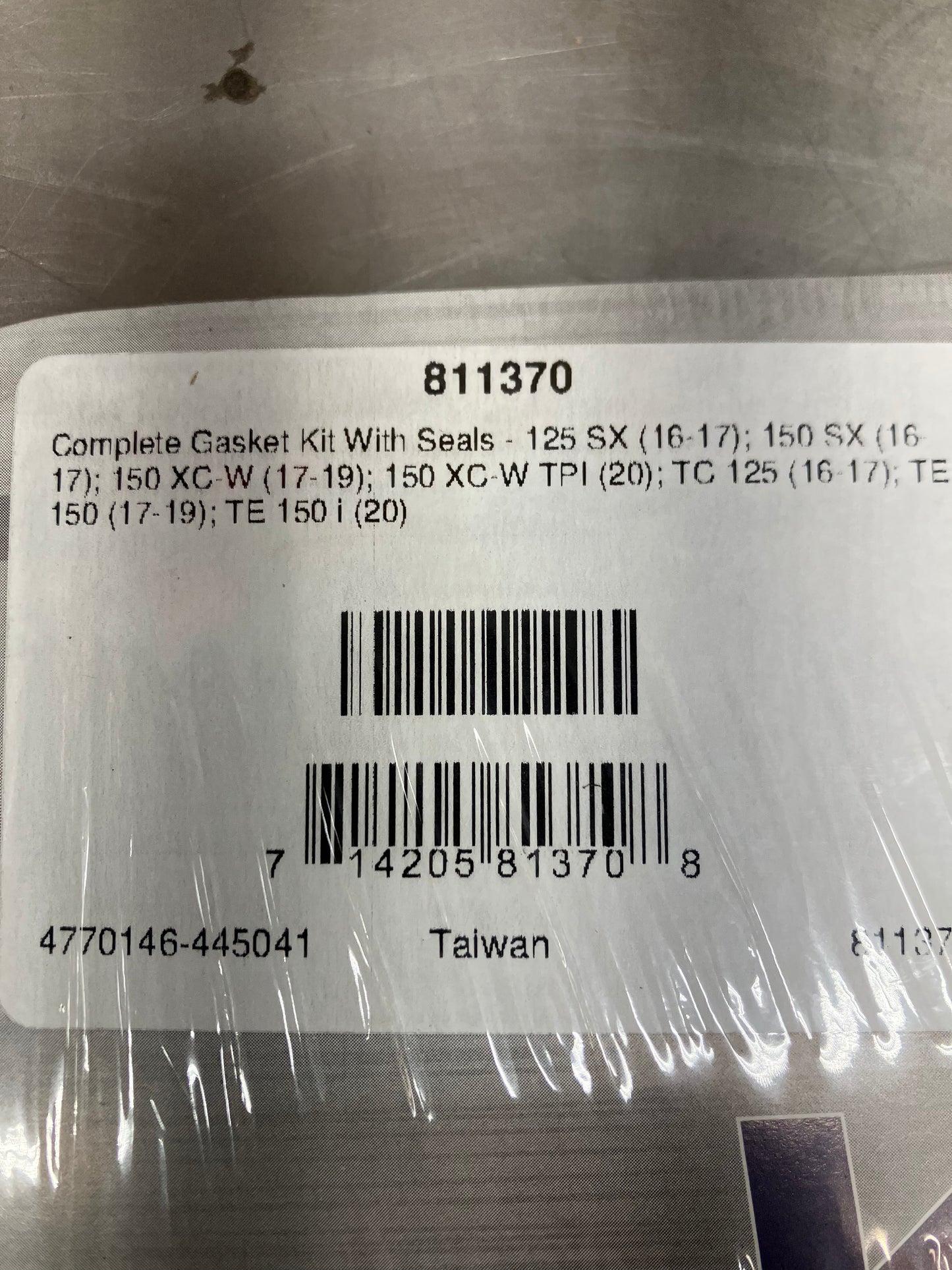 VERTEX COMPLETE GASKET KIT KTM ,Husqvarna 125 - 150   '16-'22  811370