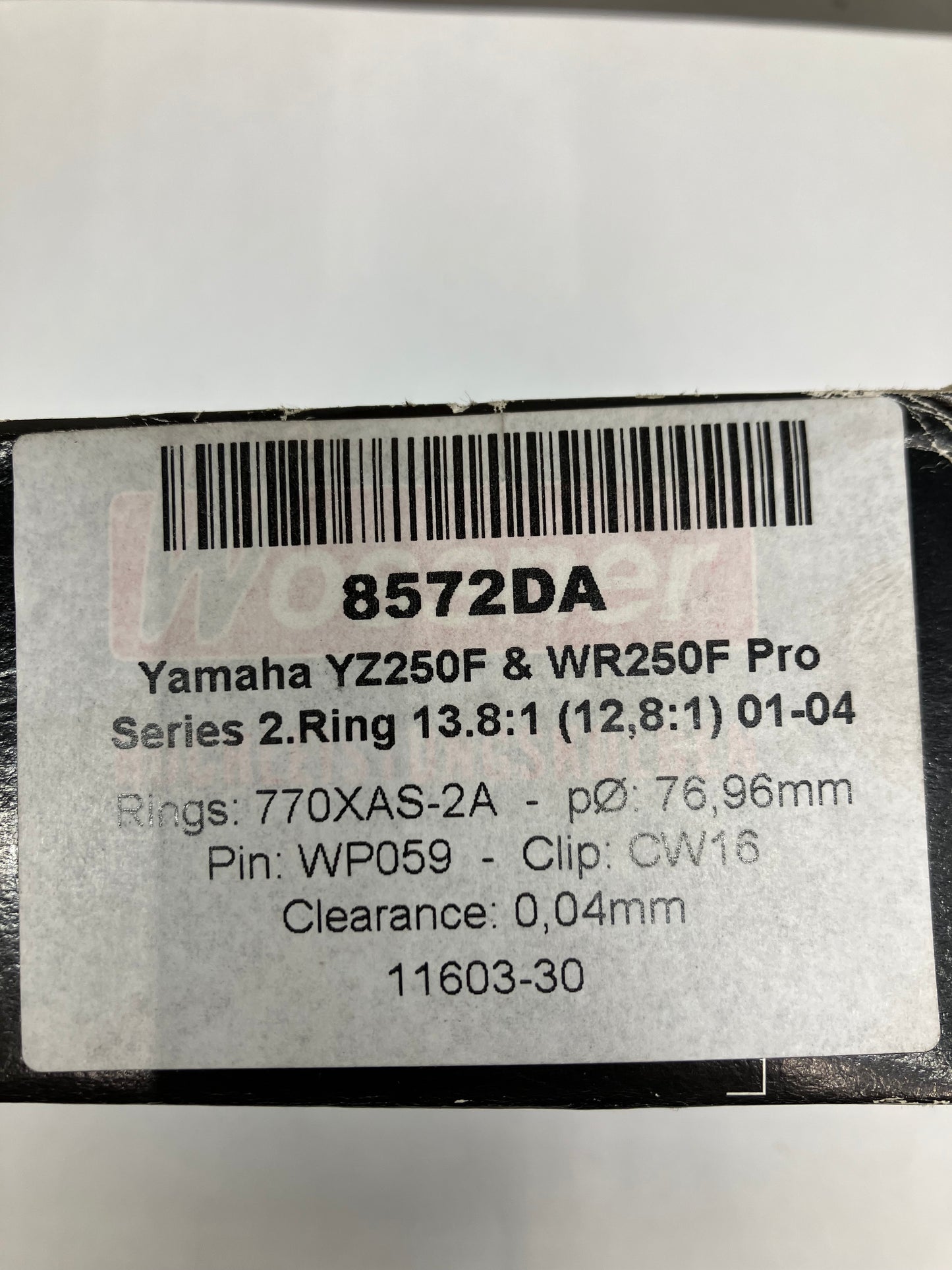 WOSSNER 8572DA YAMAHA YZ.WR250