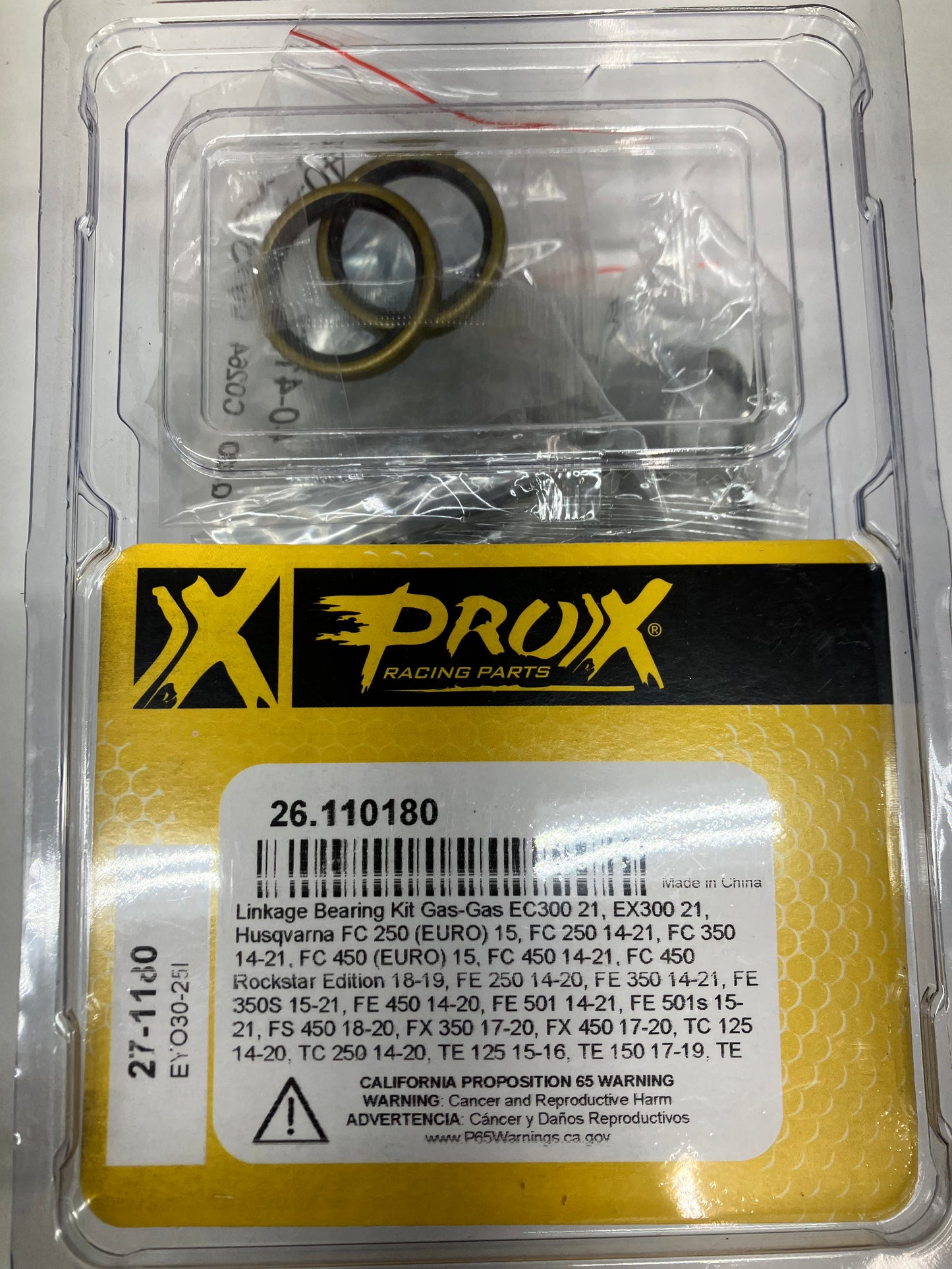 PROX LINKAGE BEARING KIT 26.110180 KTM/ HSQ/ GasGas