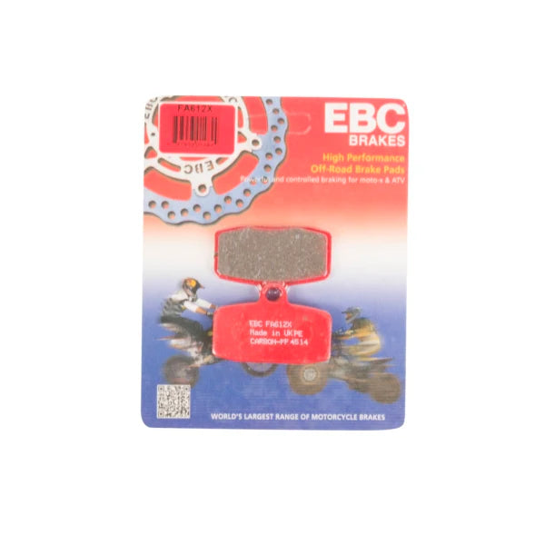 EBC	FA612X EBC BRAKE PAD FT