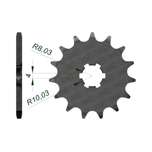 AFAM 14T 420P TTR50 06-10	YAM/KAW