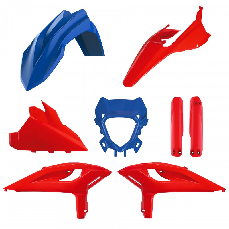POLISPORT FULL PLASTICS KIT BETA (BLUE/RED) 19991602