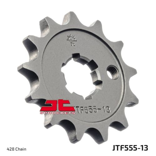JT FRONT SPROCKET 13T 428 JTF555.13 KAW/YAM/SUZ