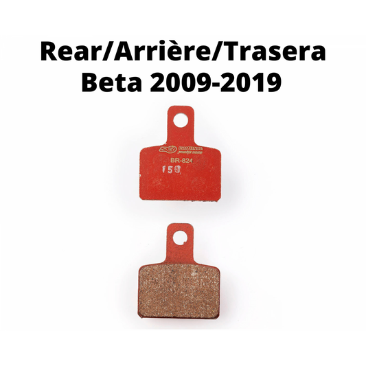 S3 RACING BRAKE PADS HIGH QUALITY GALFER BETA TRIALS REAR BR-824