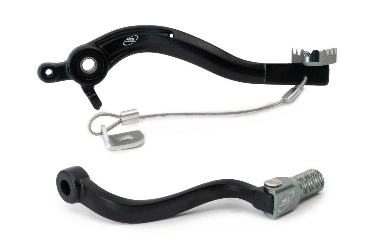 AS3 KTM 250 300 SX XC 2027-2022 250 300 EXC XC-W 2017-2023 FACTORY SERIES FORGED R BRAKE& GEAR PEDAL 19835