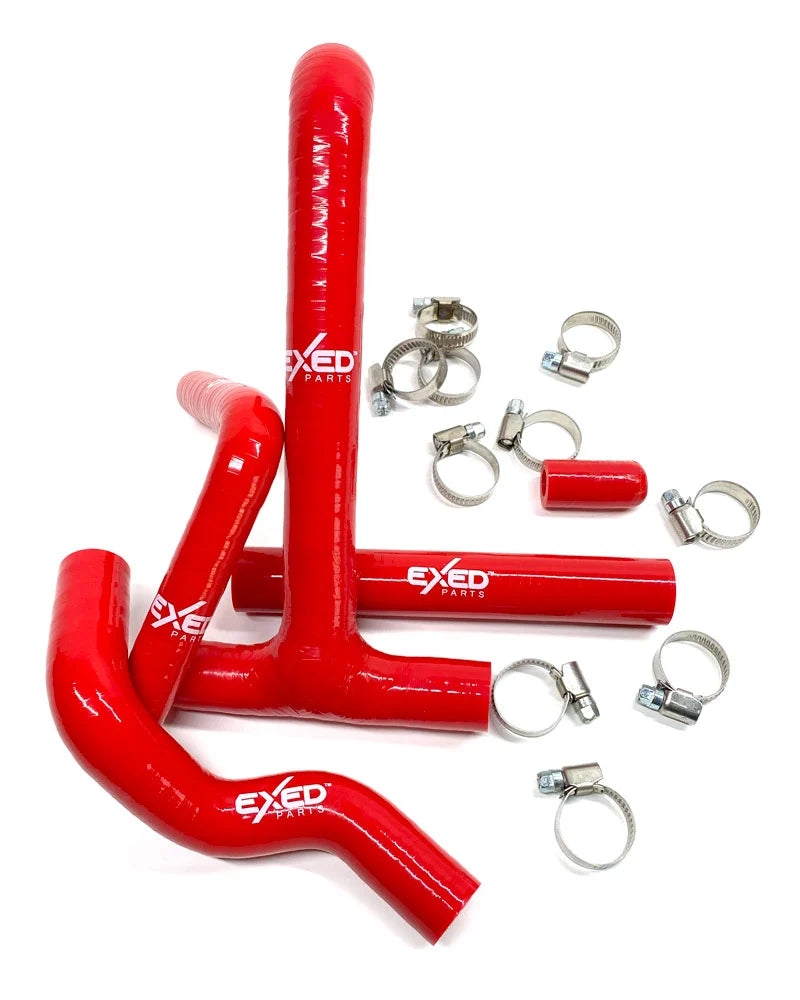 EXED SILICONE RADIATOR HOSES KIT BETA RR 250/300 2020-2023 (RED) EP-SH-B-20/23-R