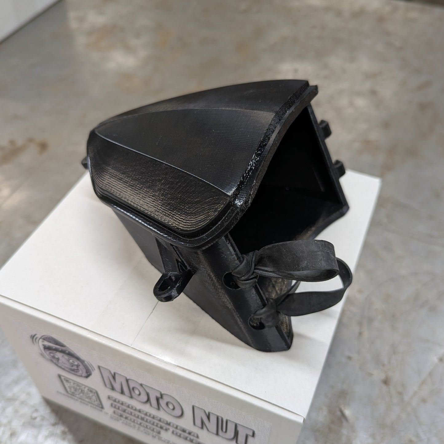MOTO NUT 3D Printed 2020-2025 Beta headlight delete + storage