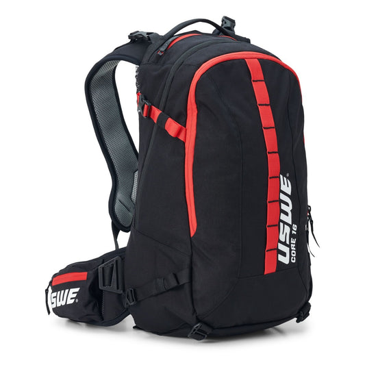 USWE CORE 16L OFF-ROAD DAYPACK BLACK AND RED
