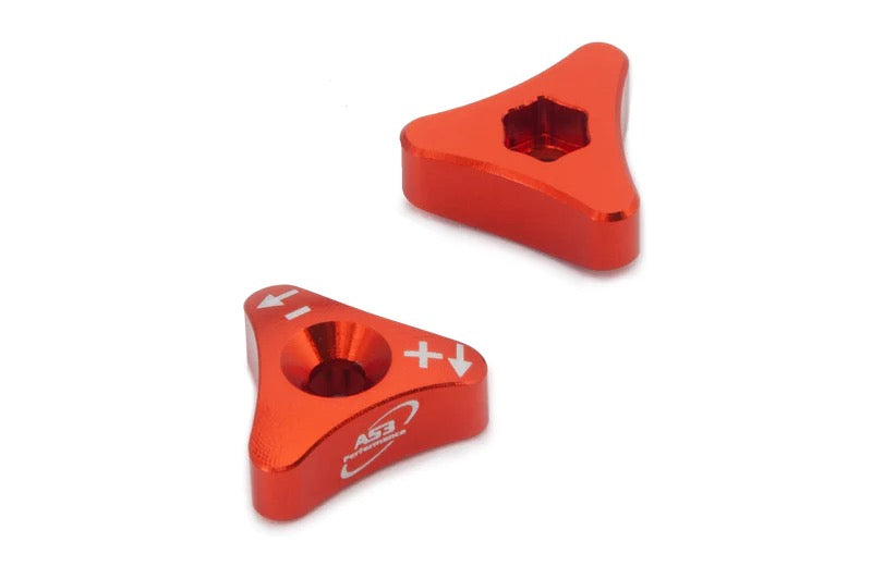 AS3 FORK ADJUSTERS ORANGE WP forks 2006-2019