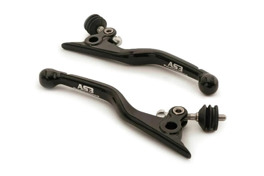 KTM 65 SX 2014-2023 85 SX 2014-2020 250 350 FREERIDE 2014-2020 AS3 FORGED FRONT BRAKE & CLUTCH LEVERS BLACK AS3 PERFORMANCE