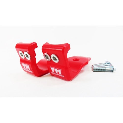 TMD FORK ARMOR Lower Fork Lug Protection. (BETA)RED