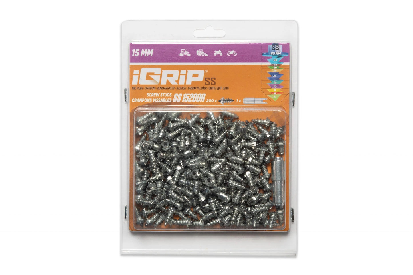 IGRIPst ICE TIRE STUDS 15MM	 15200R