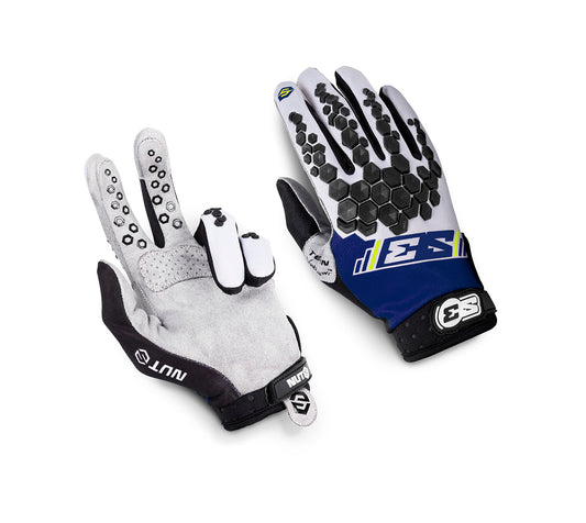 S3 NUTS ENDURO GLOVES BLUE-YELLOW
