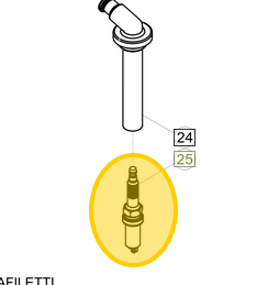 BETA OEM SPARK PLUG LKAR8A-9 M12X1 25