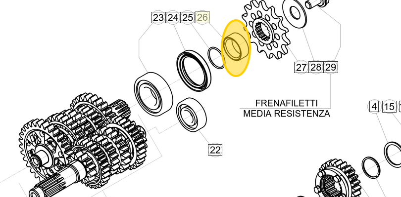 BETA OEM DISTANCE BUSH