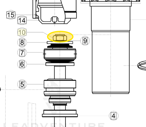 BETA OEM NUT 037.33.039.00.00