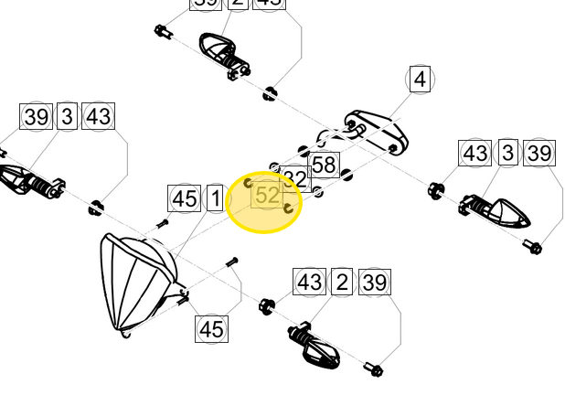 BETA OEM M4 Nylock nut, S.S.