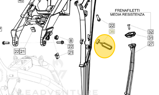 BETA OEM STAND RUBBER RR 4T