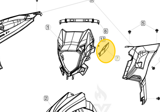 BETA OEM FAIRLED BLUE RR