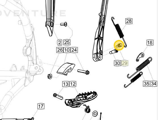 BETA OEM SPECIAL BOLT STAND RR 11.66615.000