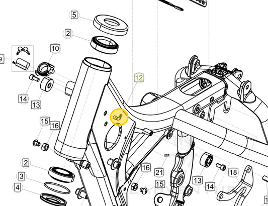 BETA OEM - BREATHER PIPE HOSE