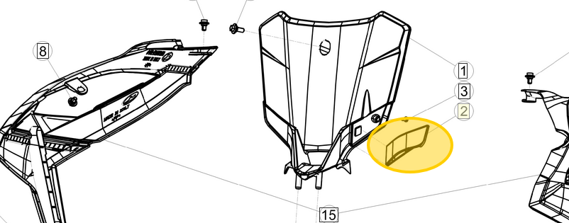 BETA OEM FAIRLEAD RX RED BETA MY20
