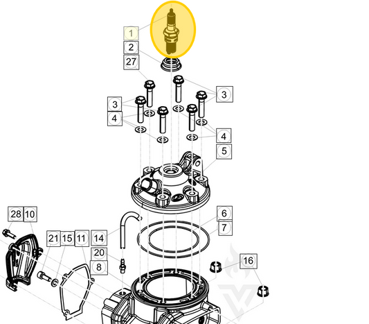 BETA OEM SPARK PLUG IRIDIO T40352G NGK