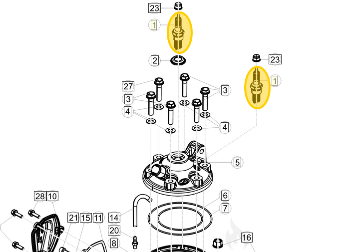 BETA OEM SPARK PLUG MR7BI8