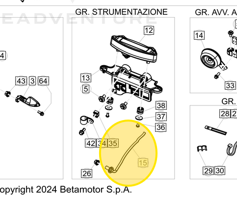 BETA OEM SPEED SENSOR REED RR 031.40.166.00.00 REPLACES 2879013 000