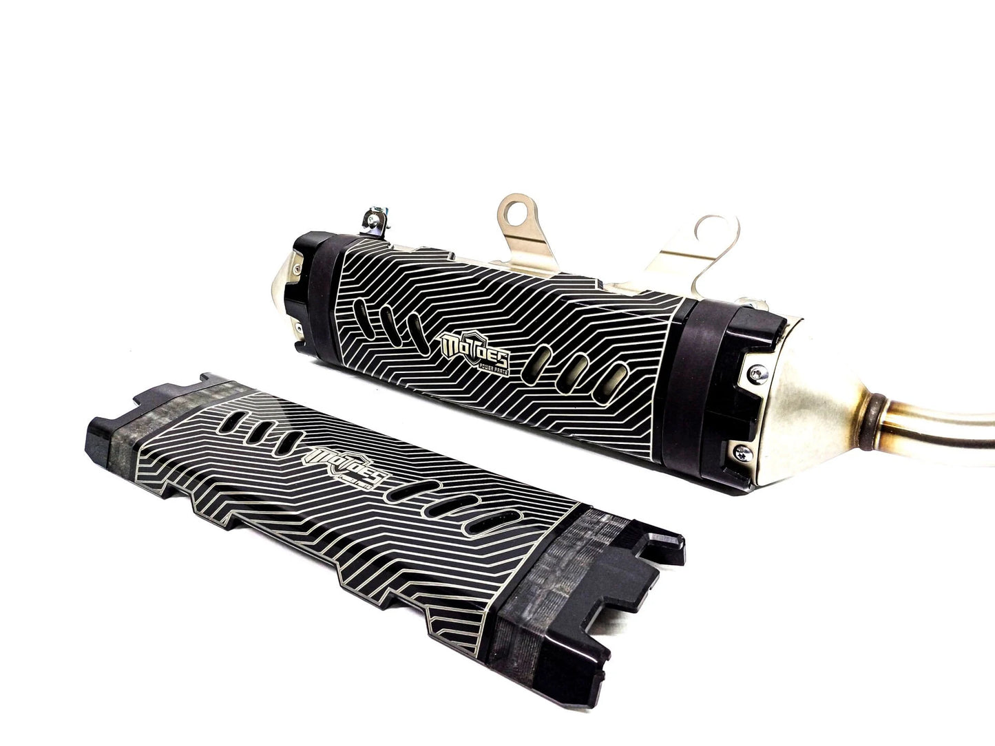 MOTOES Exhaust Muffler Protector KTM-HUSKY-GASGAS 2T 2020-2024 ( TPI-TBI ) MFPG-2559