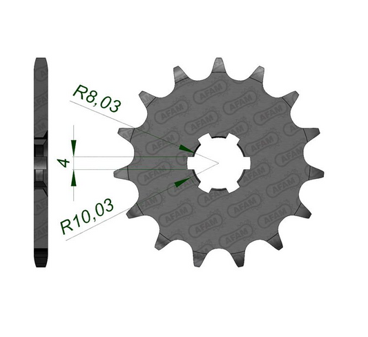 AFAM 12T 420P TTR50 06-10 YAM/KAW