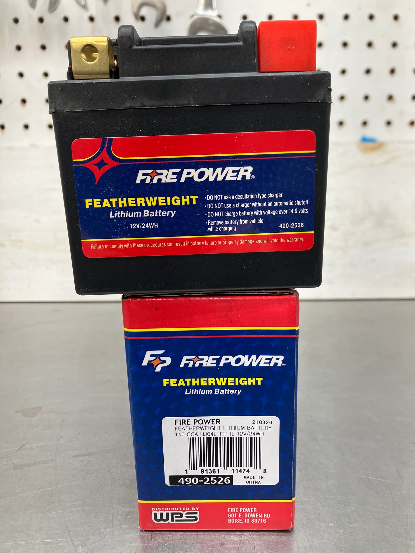 FIRE POWER LITHIUM BATTERY 490-2526 140CCA 12V24WH