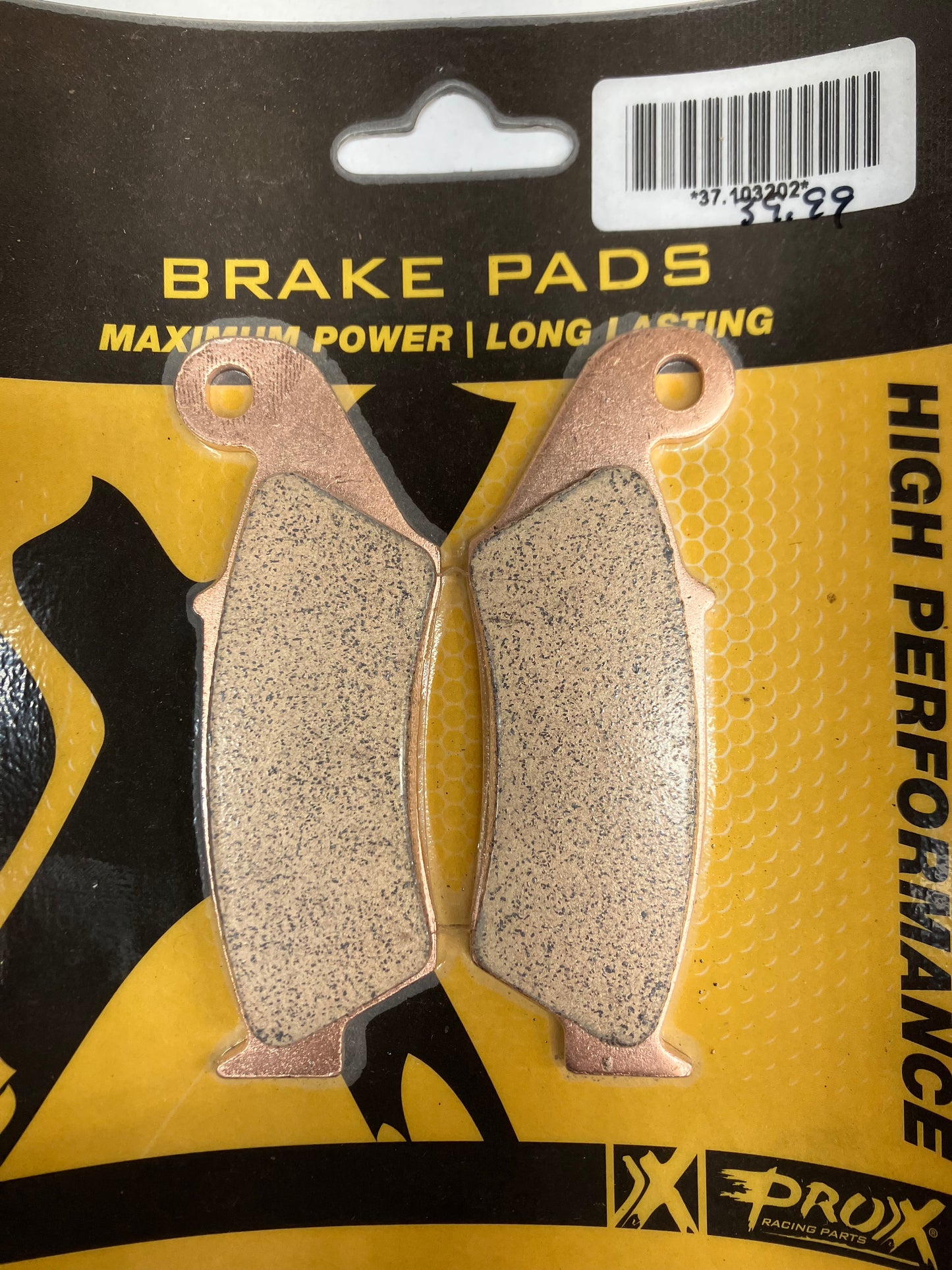 PROX FRONT BRAKE PADS SINTERED 37.103202 Beta/ GasGas/ Yamaha/ Aprilia/KAWASAKI/SUZUKI