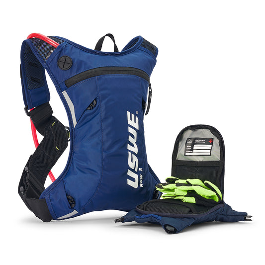 USWE RAW 12L DIRT BIKING HYDRATION PACK 3L Hydration